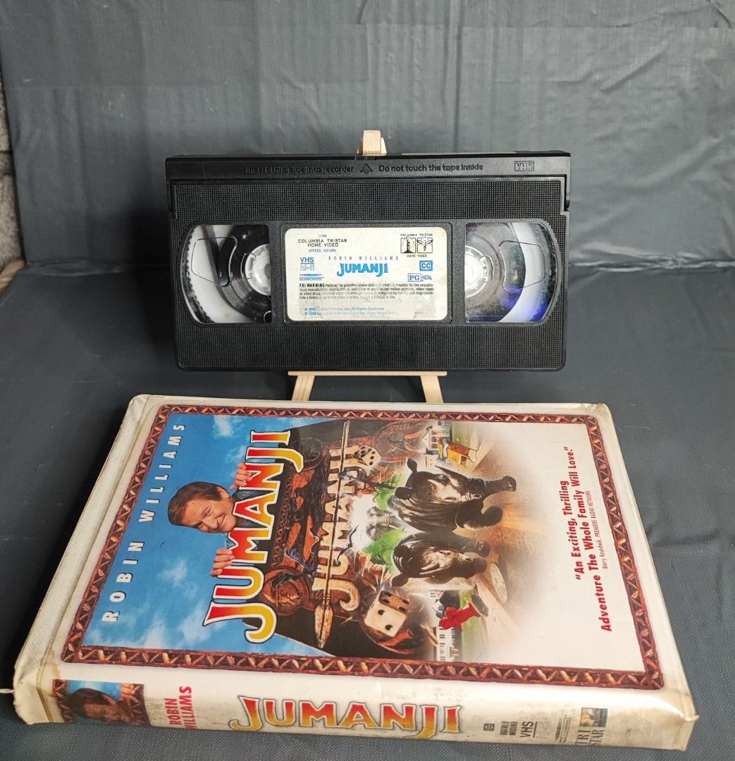 VHS Tapes Jumanji ( Robin Williams ) (Category: CDs & DVDs) located in Malolos. Submitted by ricojoie_collection (Listing ID 1219022068, Image 3). Description: VHS Tapes Welcome to my shop! Our products are part of our collection . You can chat with us if you have any questions. Happy shopping.