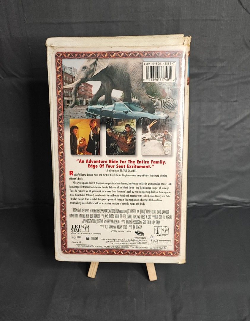 VHS Tapes Jumanji ( Robin Williams ) (Category: CDs & DVDs) located in Malolos. Submitted by ricojoie_collection (Listing ID 1219022068, Image 2). Description: VHS Tapes Welcome to my shop! Our products are part of our collection . You can chat with us if you have any questions. Happy shopping.