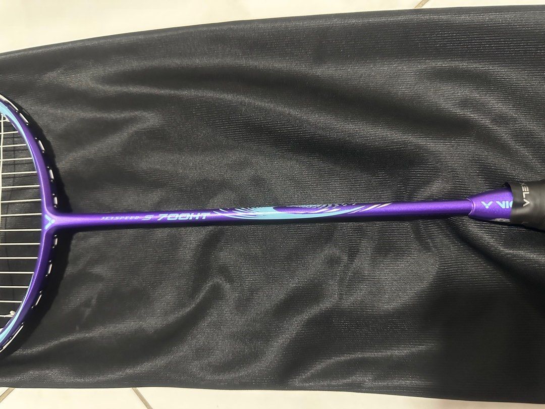 Victor Violet Racket Victor Badminton Racket s700HT, Sports Equipment, Sports & Games ...