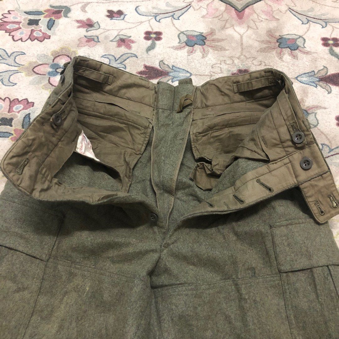 German military wool cargo pants store