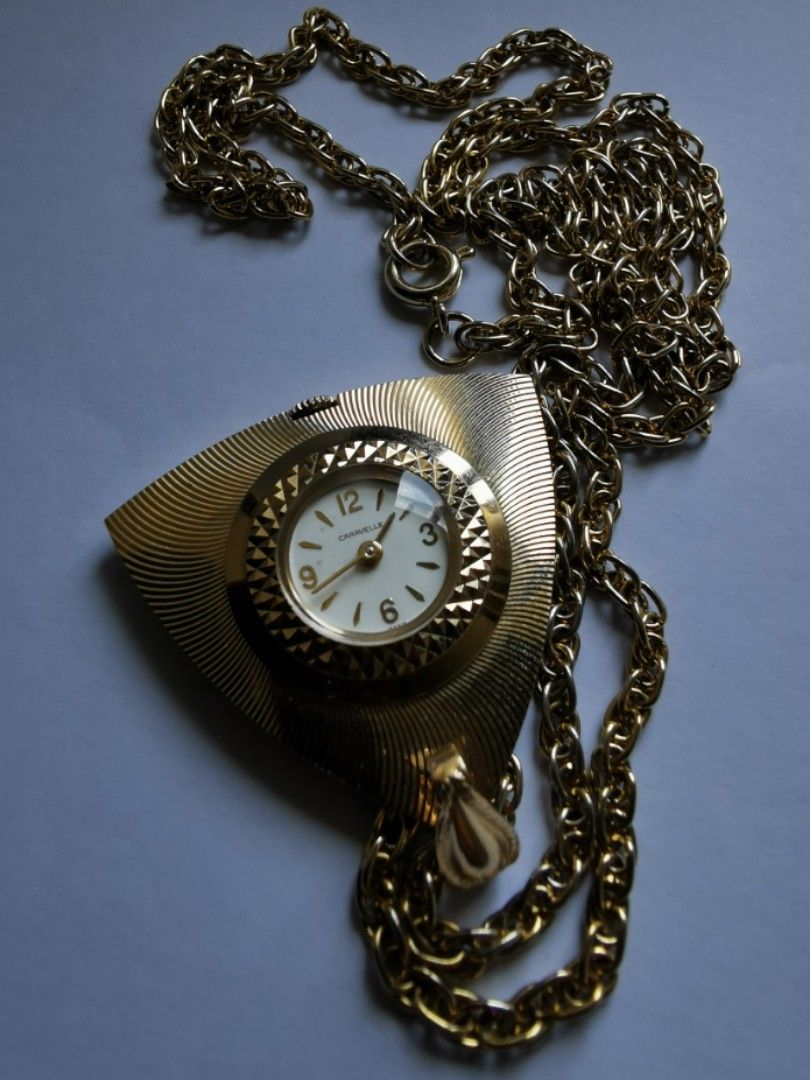 Caravelle watch 2025 necklace