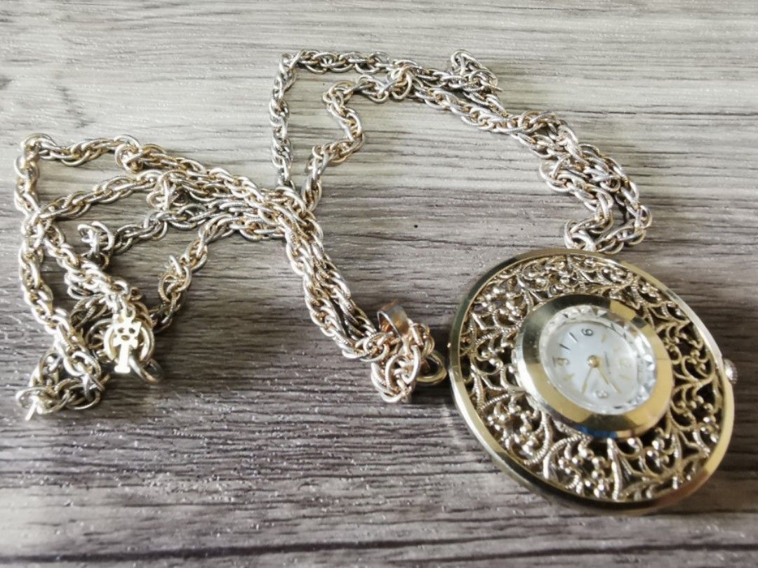 Vintage caravelle pendant sale watch