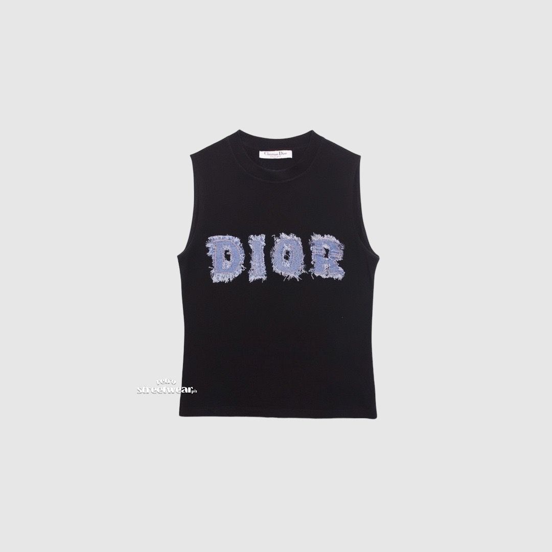 Vintage Dior Muscle Tee Tank Top (Category: Luxury Apparel) located in Manila. Submitted by designerarchives.ph (Listing ID 1219085940, Image 2). Description: S, M, L We can source you 1 stock for each sizes. Actual photos are already uploaded! I just edited the background to white Sofia Andres wearing our Vintage Dior Top! (Check last photo) - 50% DP is required - 10 to 15 days ETA - Buyer will shoulder shipping fee - PRICES are firm. Jadore dio