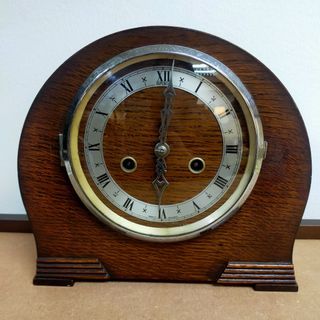 Vintage English DUPONTIC Striking Mantel Clock