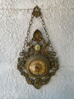 *REPRICED Vintage Italy Wall Clock not working