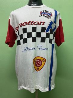 Vintage UCB F1 team united colors of benetton made in italy ts -bbt1