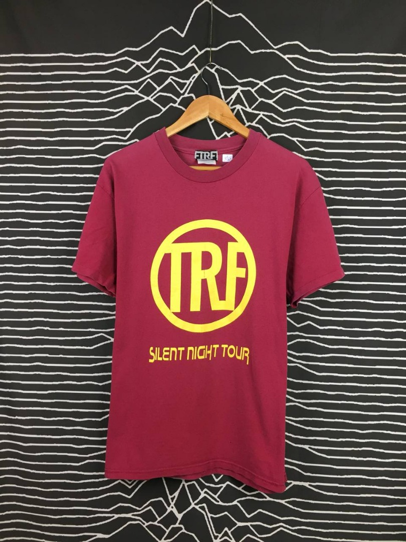 Vtg 90s Hanes TRF Japanese Pop Band Silent Night Tour Tee, Men's