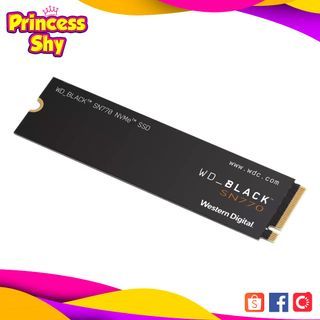 Western Digital WD Black 1TB SN770 NVMe M.2 PCIE Gen 4 M.2 Internal SSD WDS100T3X0E