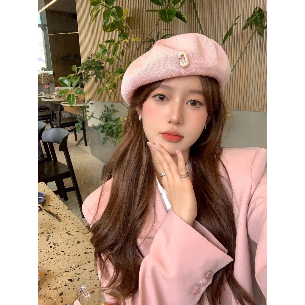 White Beret Hat on Carousell
