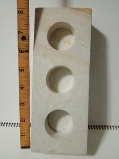 White Marble Block for Candles