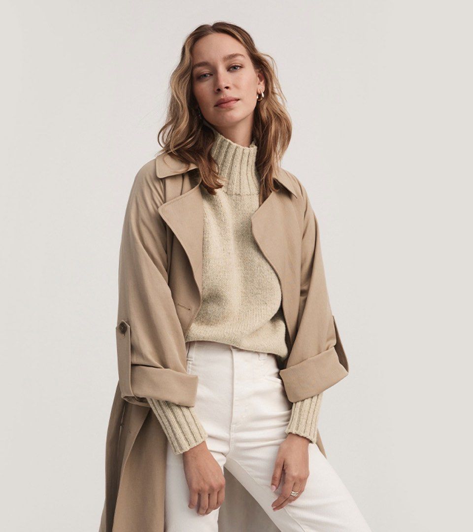 Trench coat for spring autumn travels Women s Fashion Coats Jackets and Outerwear on Carousell