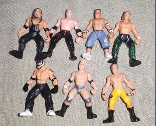 WWE micro aggression mini figures sale and trade