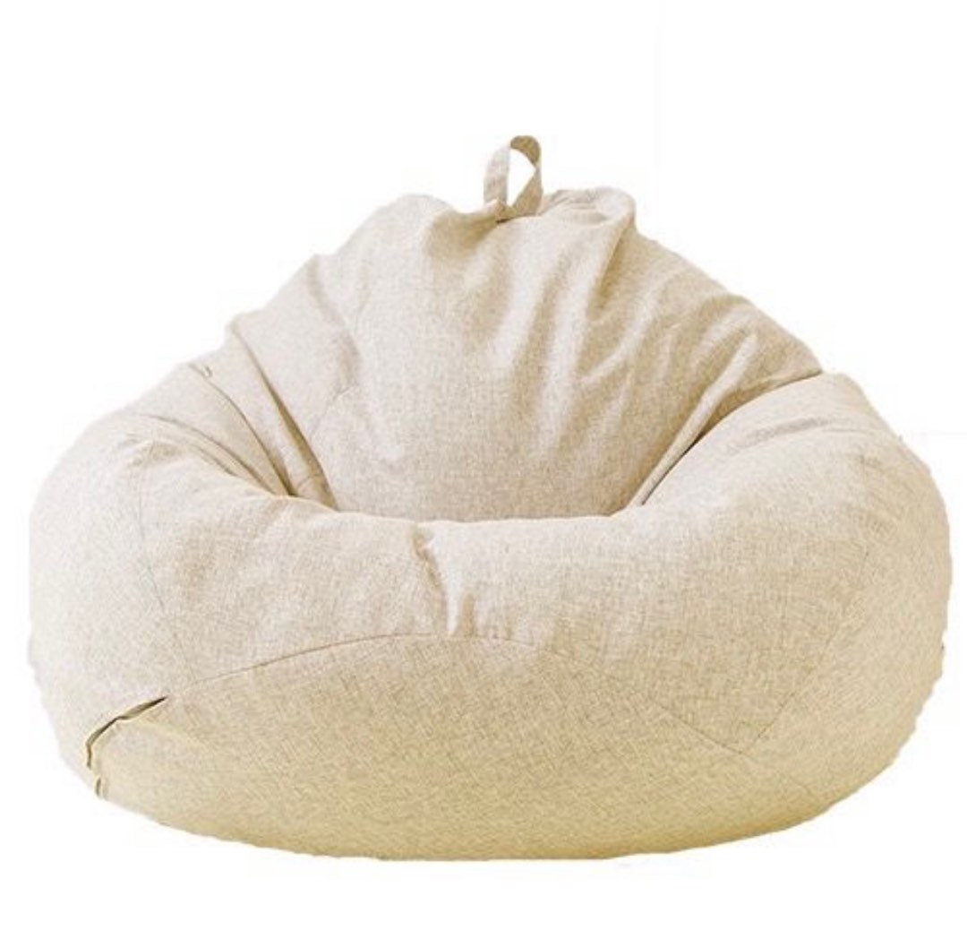 Devogue Leather Bean Bag Cover Without Beans (Tan and Black - XL) :  Amazon.in: Home & Kitchen