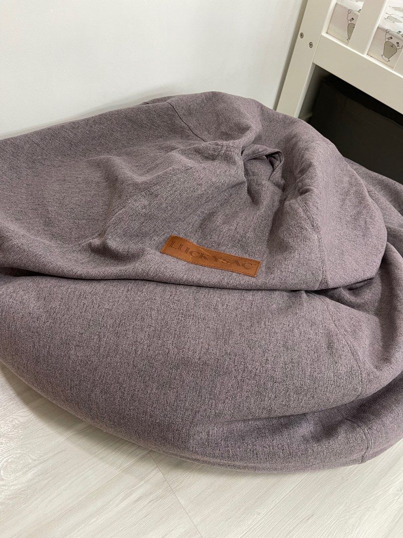 XL Grey Bean Bag minimalist design home bean bag, Babies & Kids, Baby