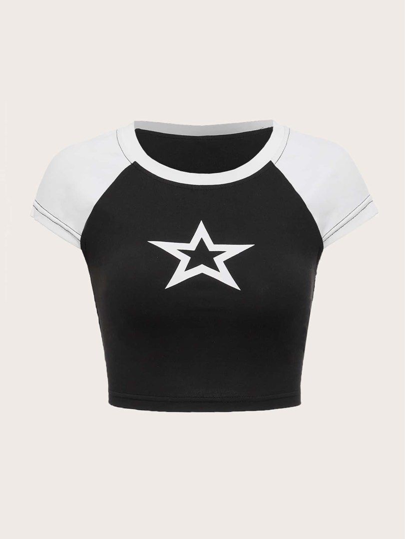 y2k star crop top, Women's Fashion, Tops, Sleeveless on Carousell