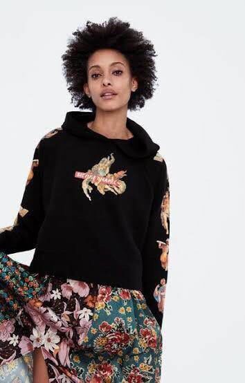 Zara sistine chapel hoodie on sale