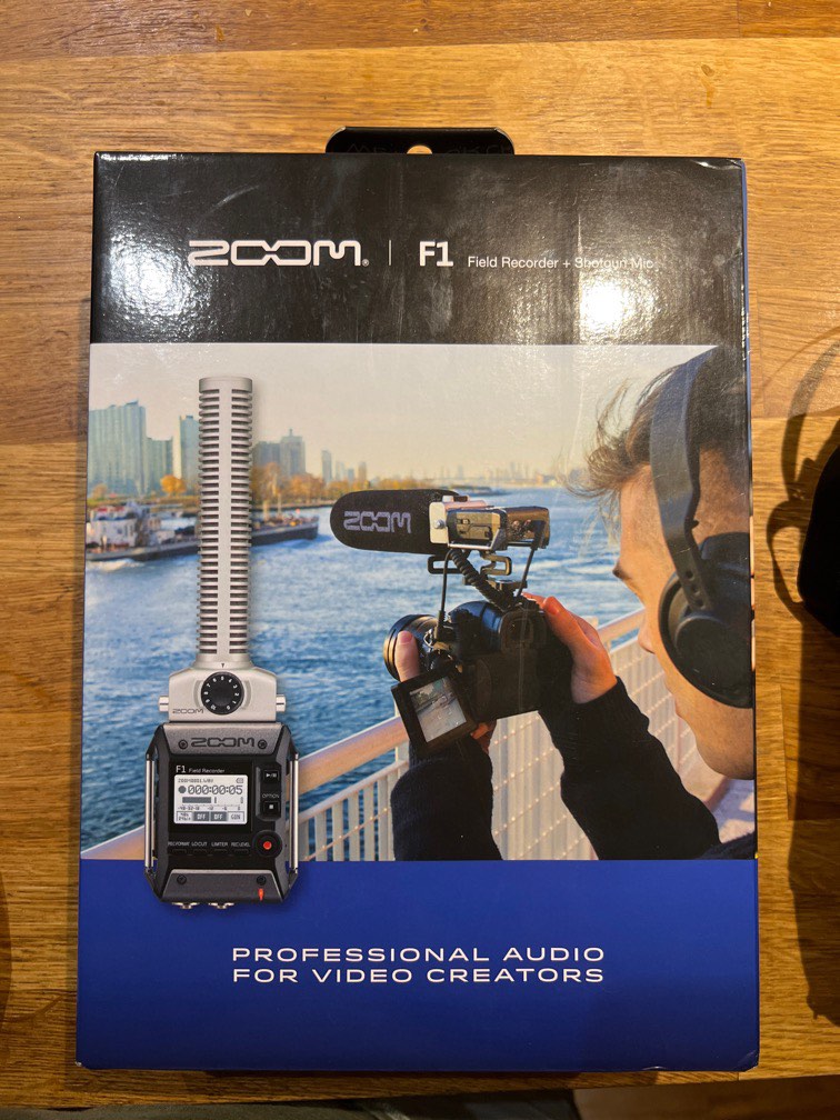 Zoom F1SP field recorder with shotgun microphone, Audio, Voice Recorders on Carousell