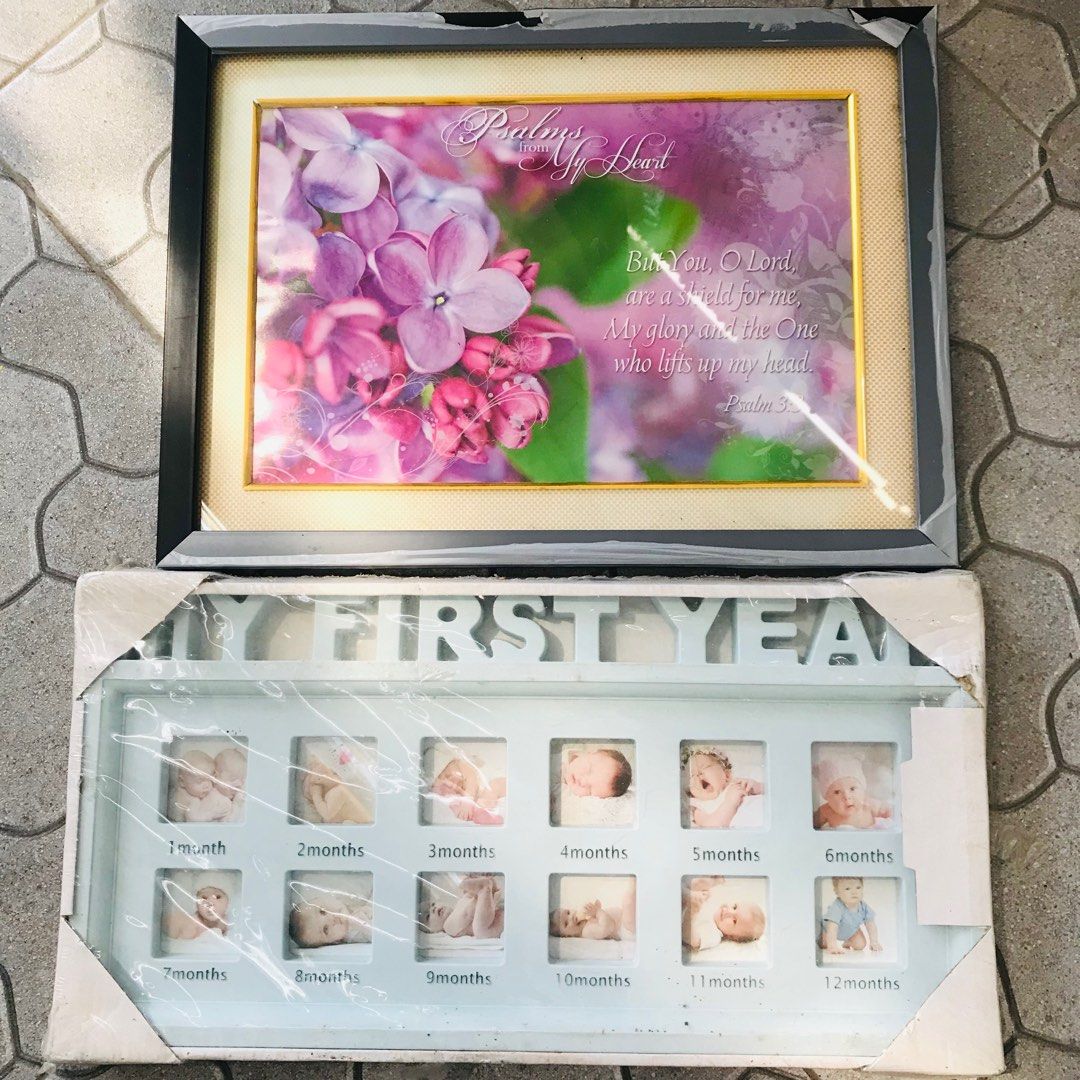 12 months baby frame Furniture Home Living Home Decor Frames 12 months baby frame Furniture Home Living Home Decor Frames