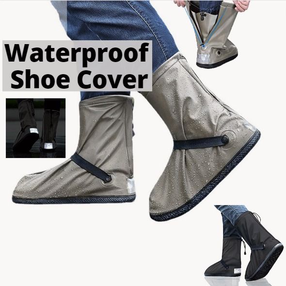 1Pair Reusable Waterproof Rain Shoe Cover Non Slip Overshoes Shoe