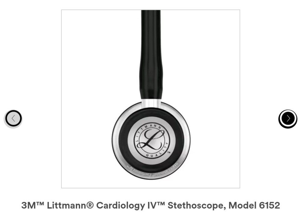3M Littmann Cardiology IV Stethoscope 6152 Black