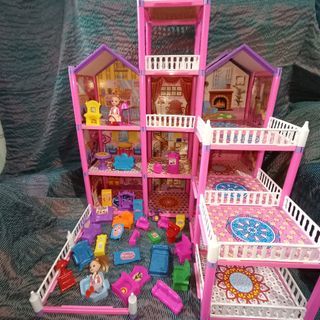 5 storey Doll House with Accessories