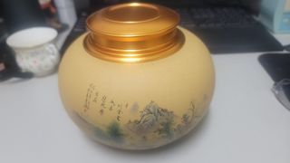 銅蓋紫砂茶倉#23吃土季