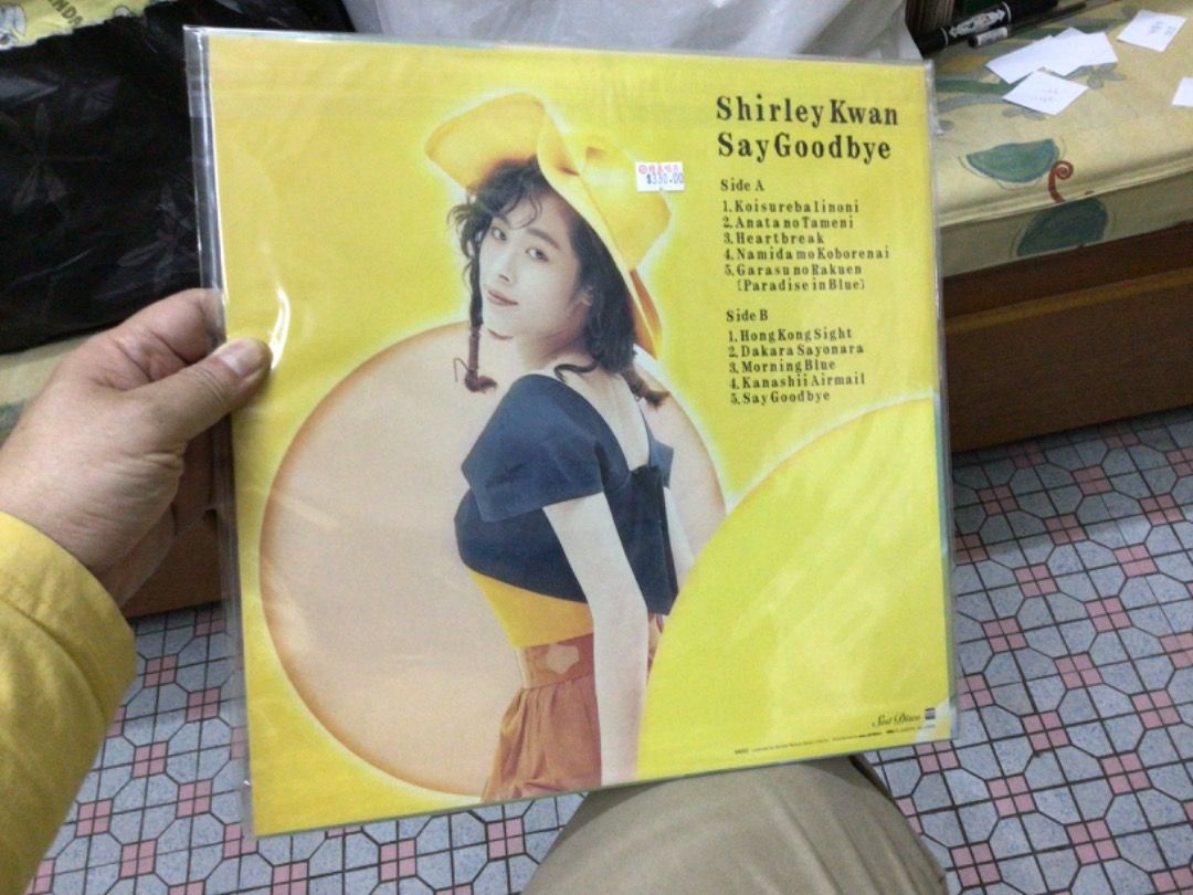 關淑怡 Shirley Kwan Say Goodbye アナログ盤 a941981 關淑怡十二寸
