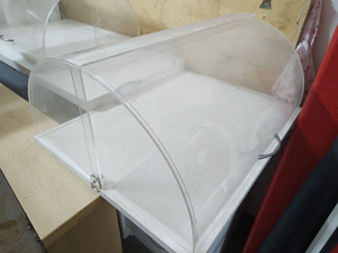 Acrylic bread box, Furniture & Home Living, Kitchenware & Tableware
