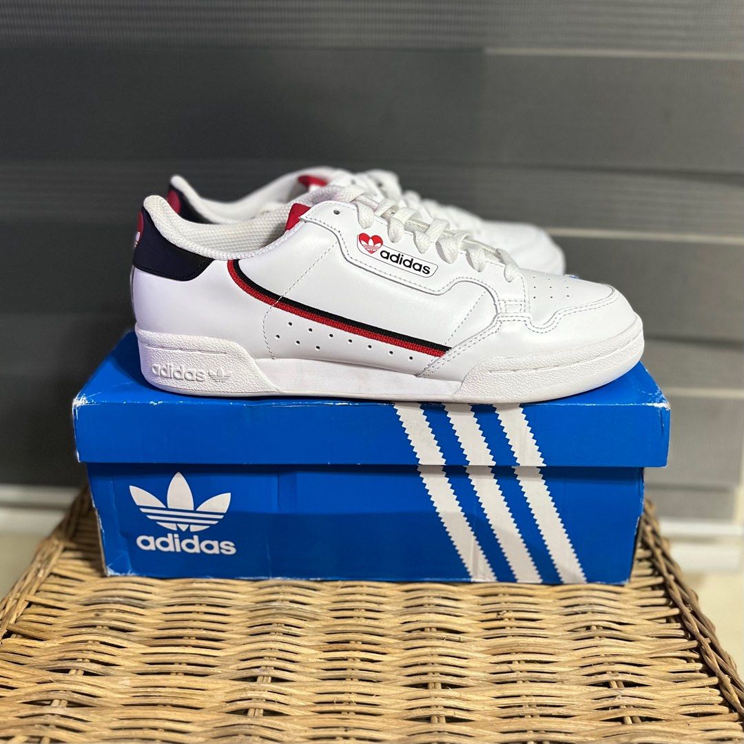 Adidas continental top 80s white