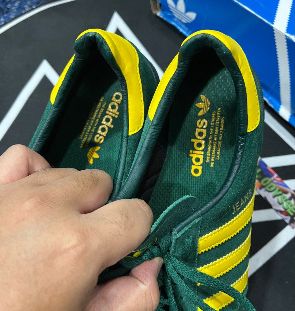 Adidas jeans green yellow new arrivals