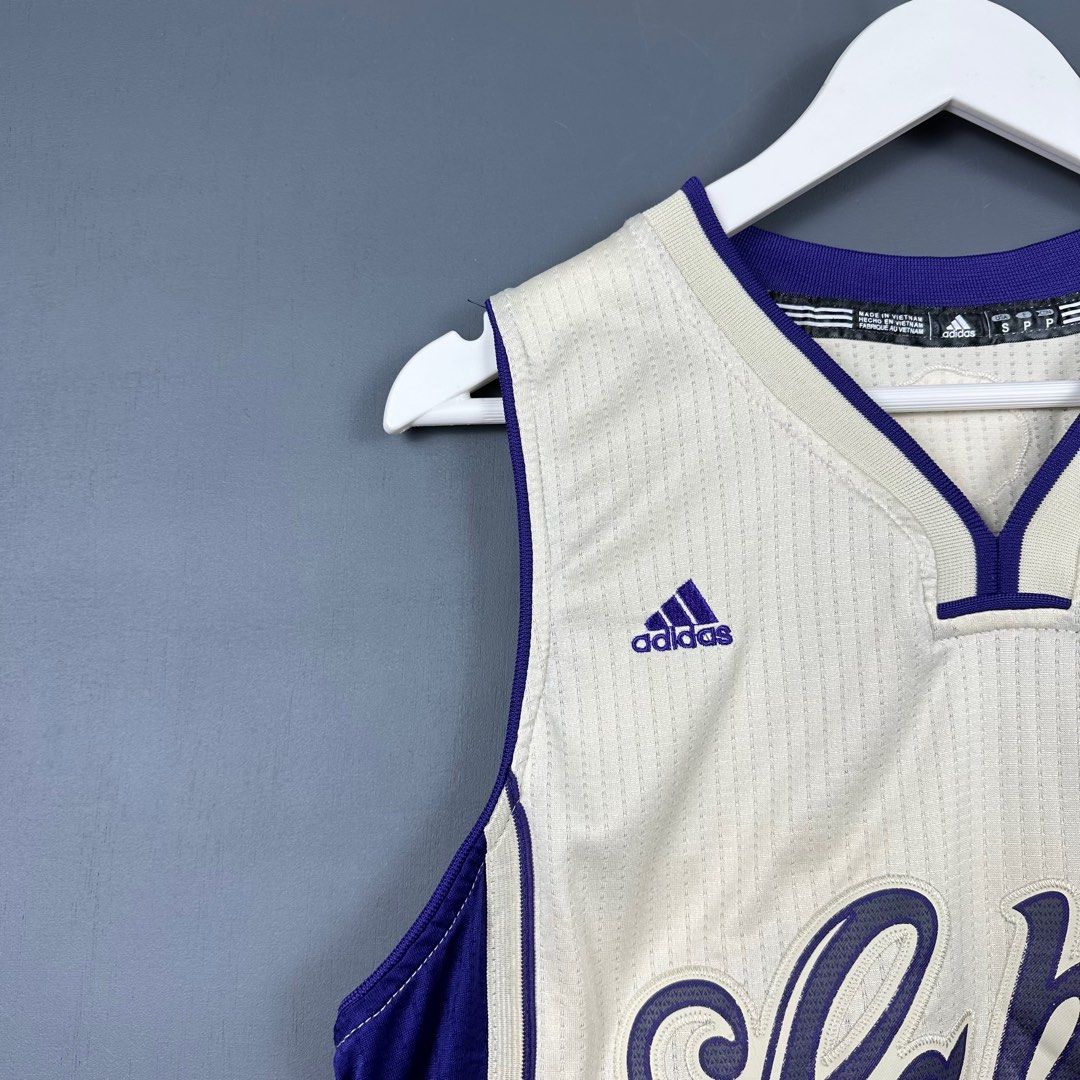 NBA Los Angeles Lakers 2015 Christmas Day Jersey #1 White/Purple Men's Size  XL