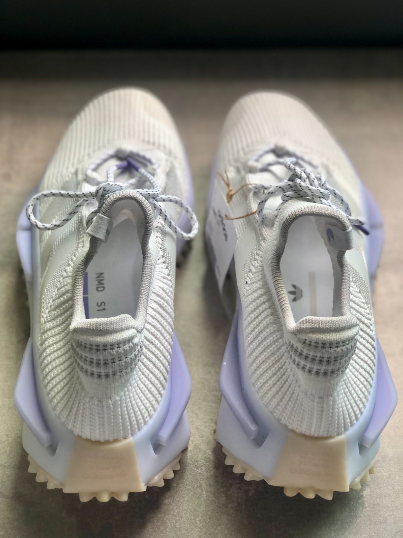 ADIDAS NMD S1 CLOUD WHITE/LIGHT PURPLE (100% authentic), Men's Fashion,  Footwear, Sneakers on Carousell