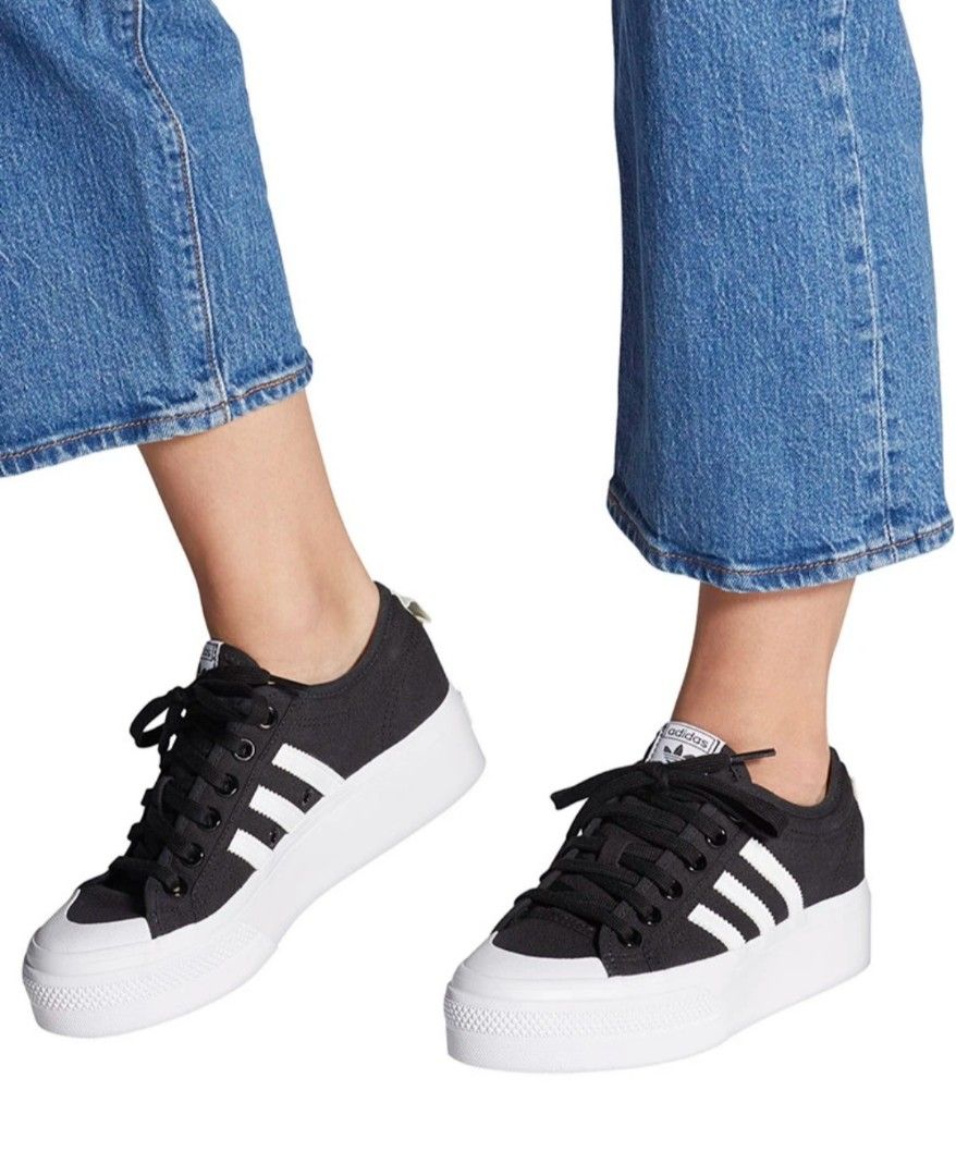 Adidas Platform Sneakers, Women's Fashion, Footwear, Sneakers on Carousell
