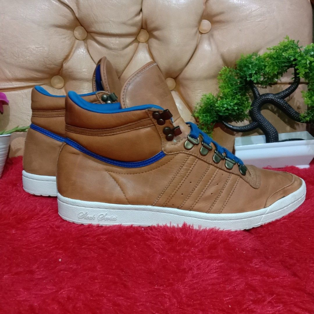 Adidas top Ten hi sleek, Fesyen Pria, Sepatu , Sneakers di Carousell