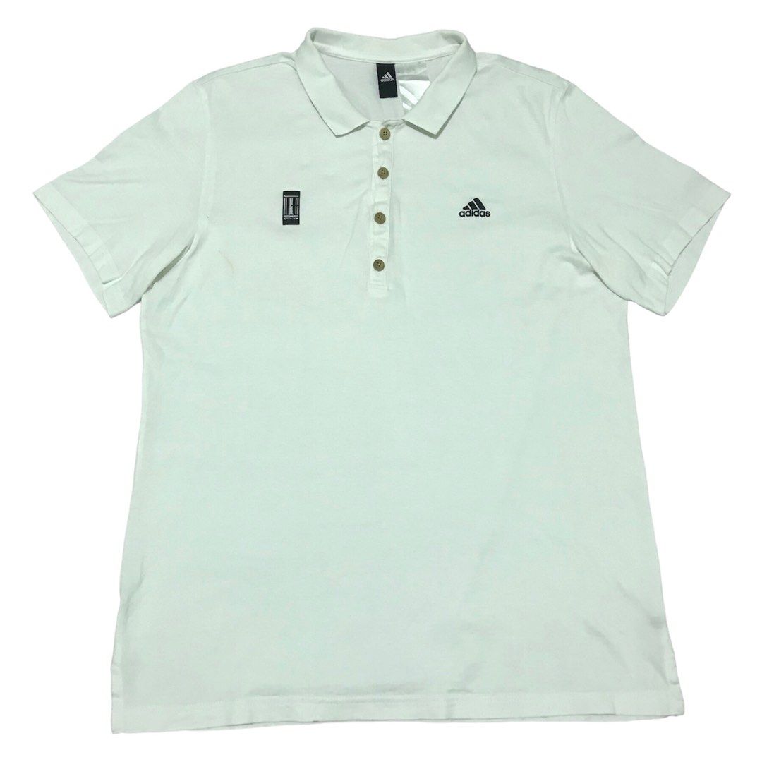 Adidas White Polo Shirt on Carousell