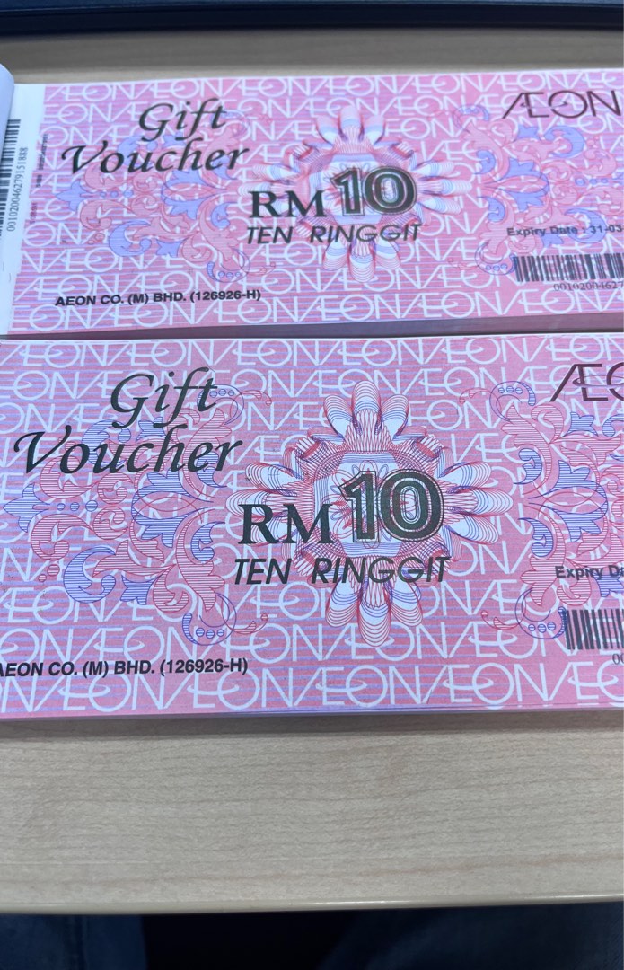 Aeon voucher, Tickets & Vouchers, Vouchers on Carousell