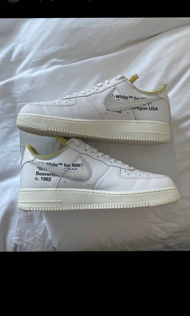 Nike Air Force 1 07 “Off White ComplexCon/Complex Con Exclusive”, Men's  Fashion, Footwear, Sneakers on Carousell