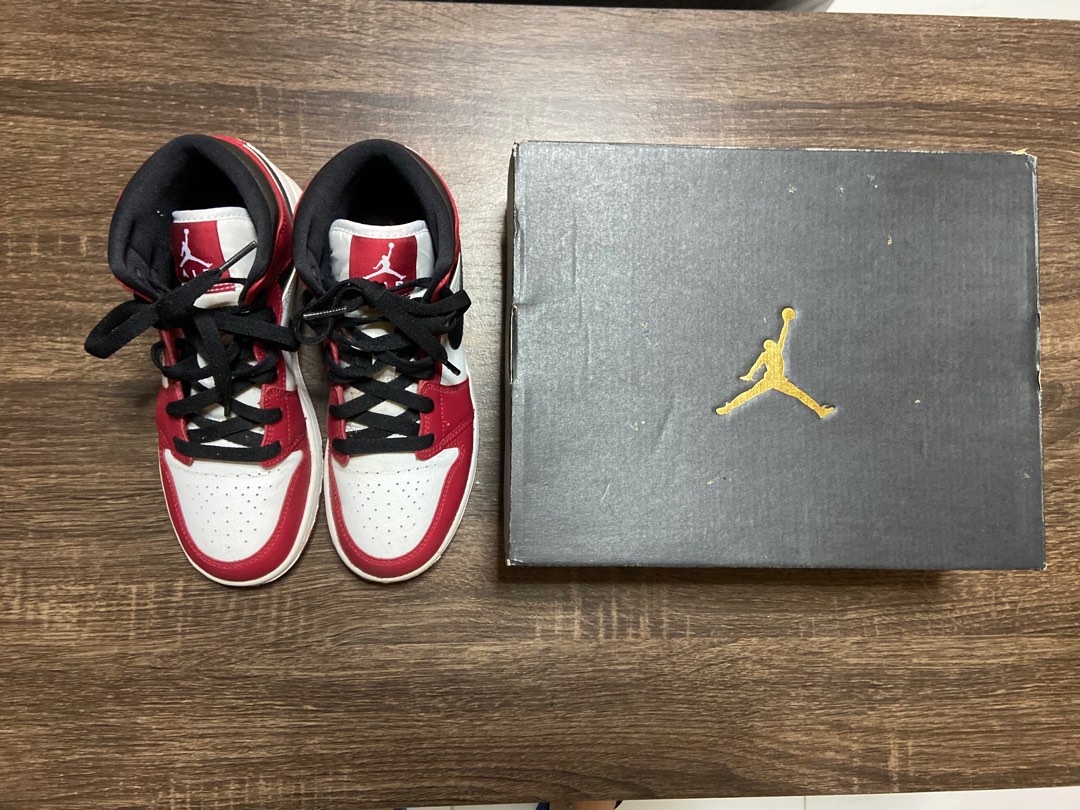 jordan mid white heel