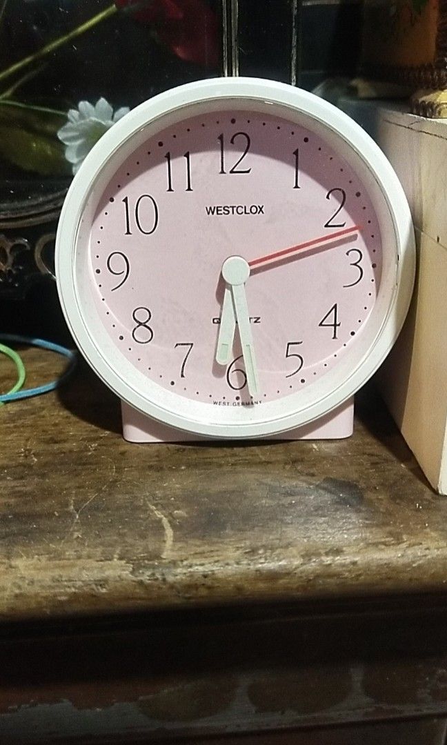 alarm clock west germany, Furniture & Home Living, Home Decor, Clocks