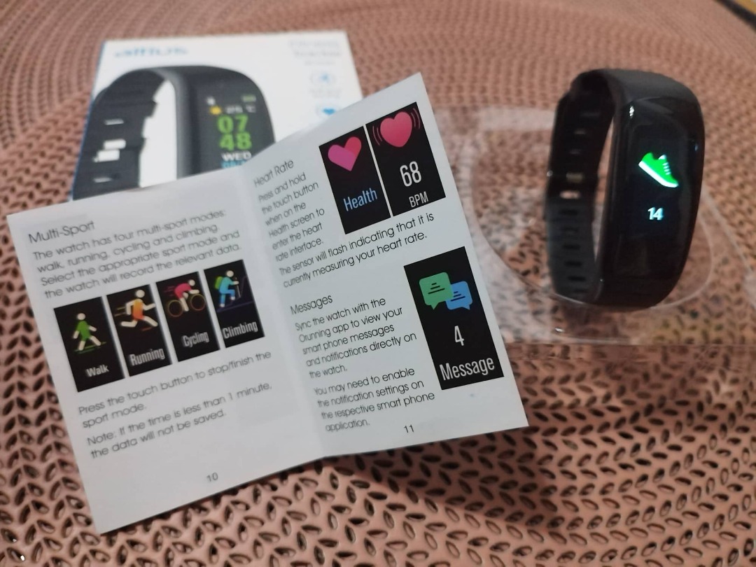 Altius Fitness Tracker, Health & Nutrition, Health Monitors & Weighing