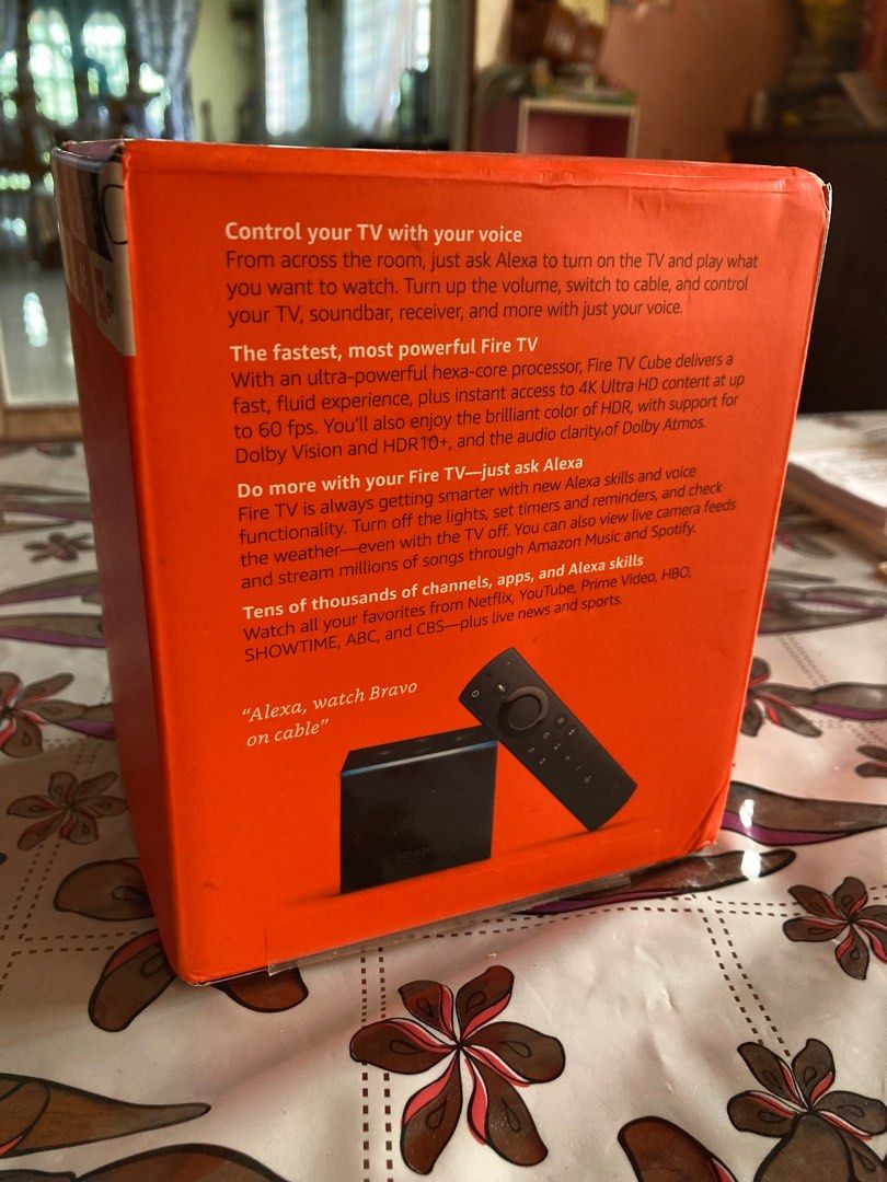 Amazon Fire Cube 2nd Gen, TV & Home Appliances, TV & Entertainment
