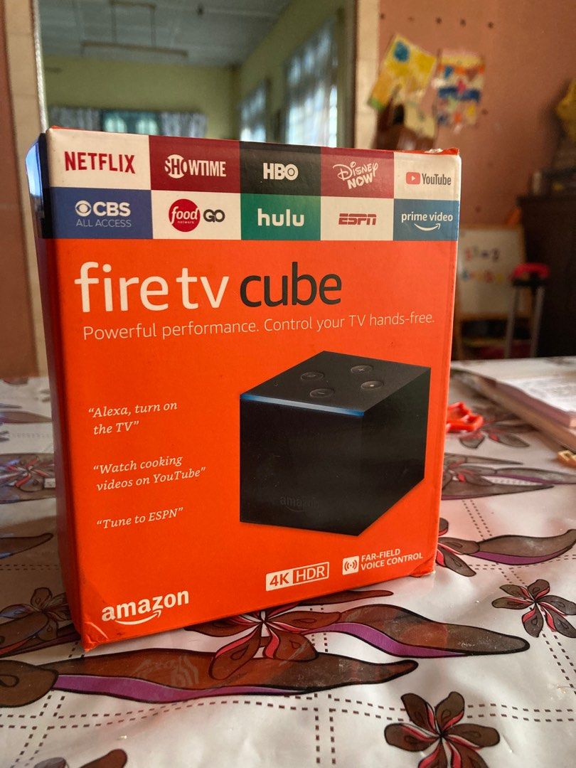 Amazon Fire Cube 2nd Gen, TV & Home Appliances, TV & Entertainment