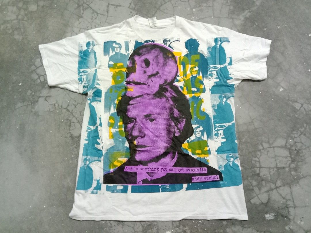 Andy warhol silkscreen t shirt, Men's Fashion, Tops & Sets