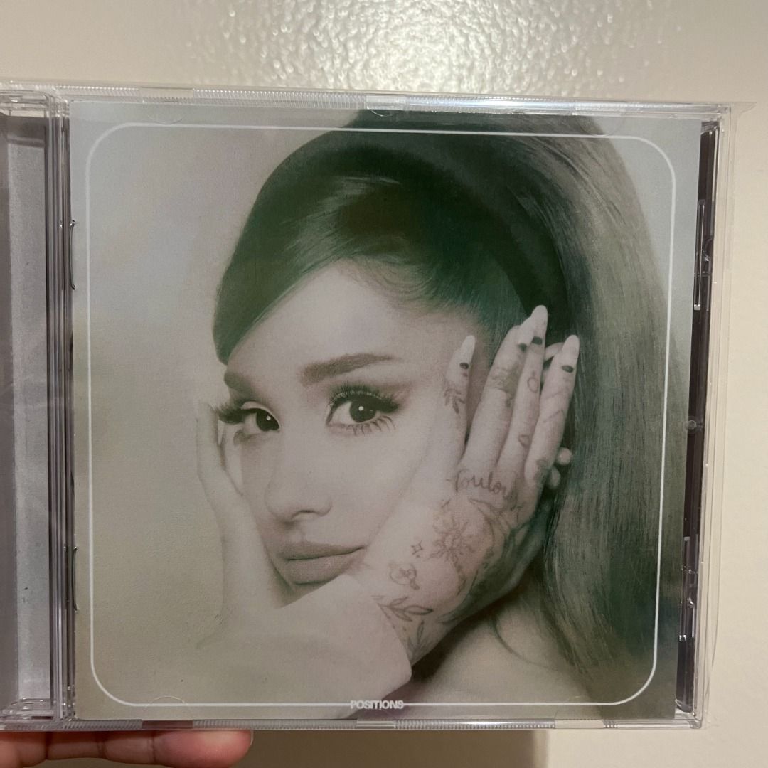 Ariana Grande - Positions Limited Edition 02 CD (Category: CDs & DVDs) located in Baguio. Submitted by howawell (Listing ID 1219291182, Image 1). Description: Positions Limited Edition 02 CD - Unsealed but never played - Contents checked and complete - Stored in a resealable CD sleeve - Message me for inquiries or additional photos Mode of Payment: GCash Mode of Delivery: J&T Express Price: ₱400 + local shipping fee.
