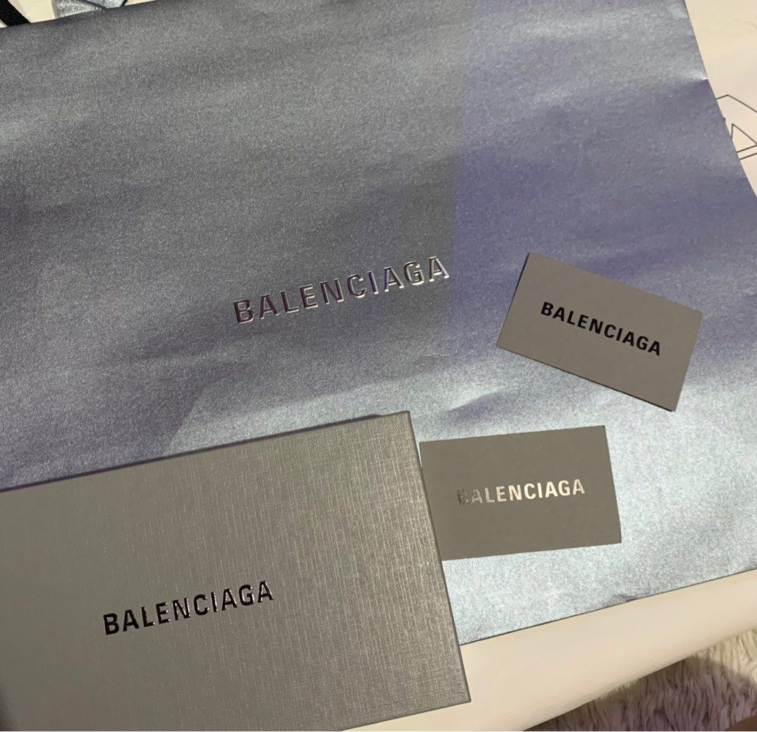AUTHENTIC BALENCIAGA SMALL BOX PAPER BAG MEDIUM SIZE Luxury