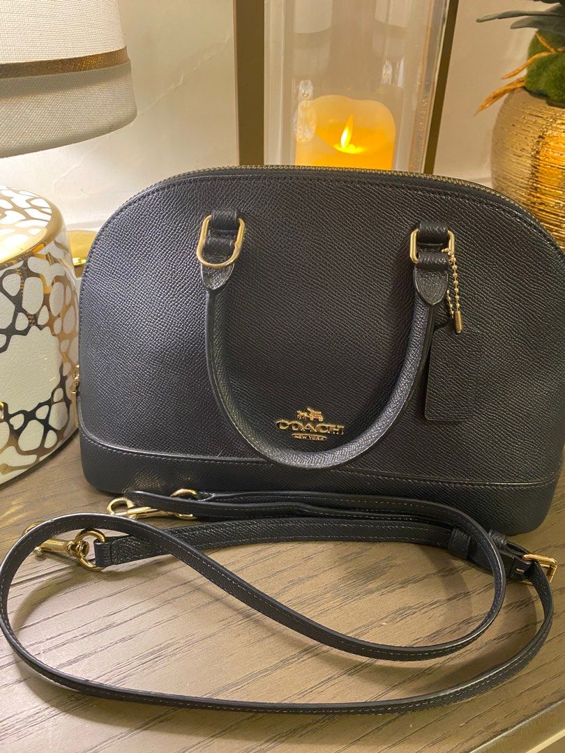 Coach sierra satchel black top