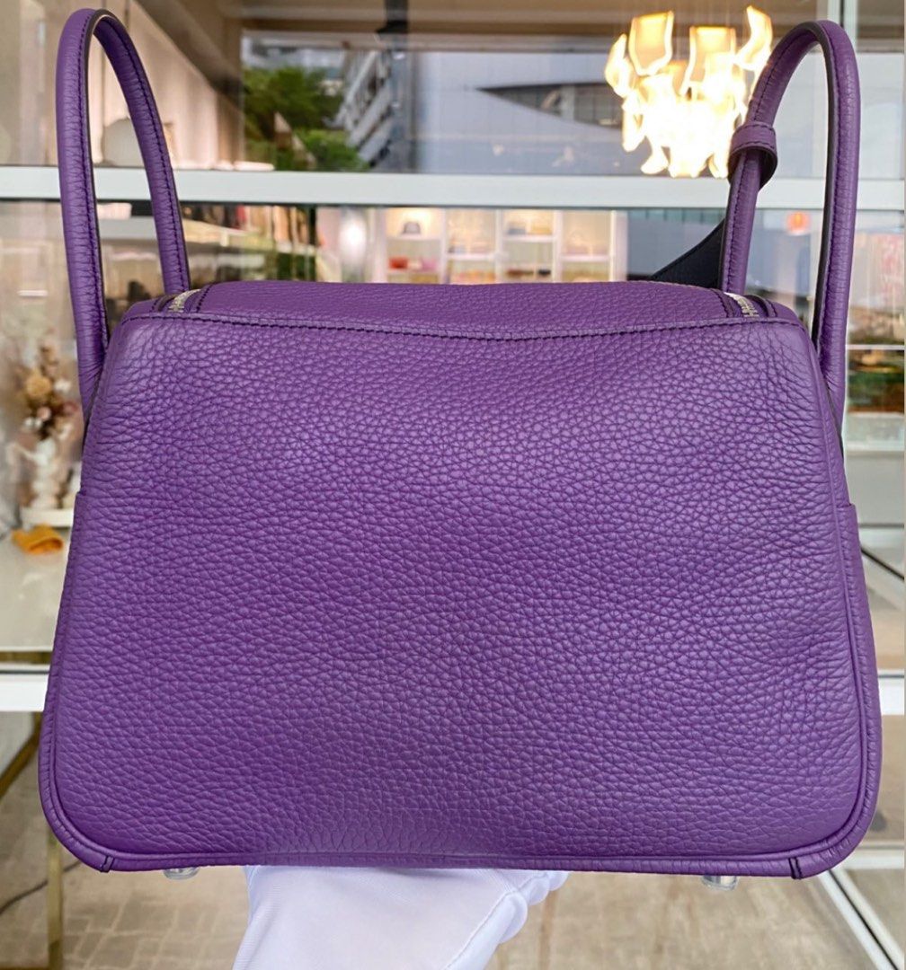 AUTHENTIC HERMES LINDY 26 ULTRA VIOLET, Luxury, Bags & Wallets on Carousell