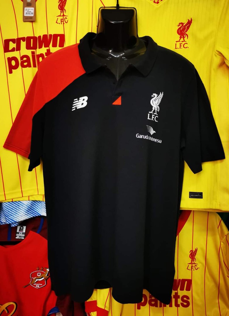 Orkaan democratische Partij Geval Authentic Liverpool F.C. New Balance Garuda Indonesia Polo Collar Shirt  (2015/ 2016), Men's Fashion, Activewear on Carousell