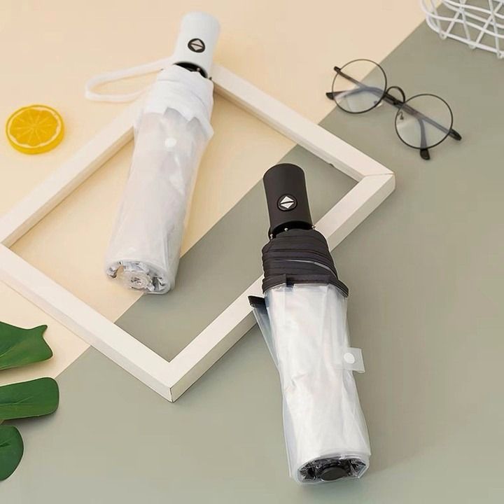 Compact transparent umbrella deals