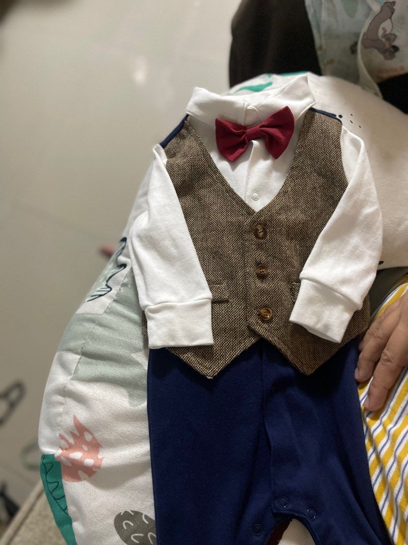 Baby boy formal wear (Category: Babies & Kids Fashion) located in Manila. Submitted by tababoykath (Listing ID 1219225567, Image 3). Description: Like new once lng nagamit sa dedication.. .